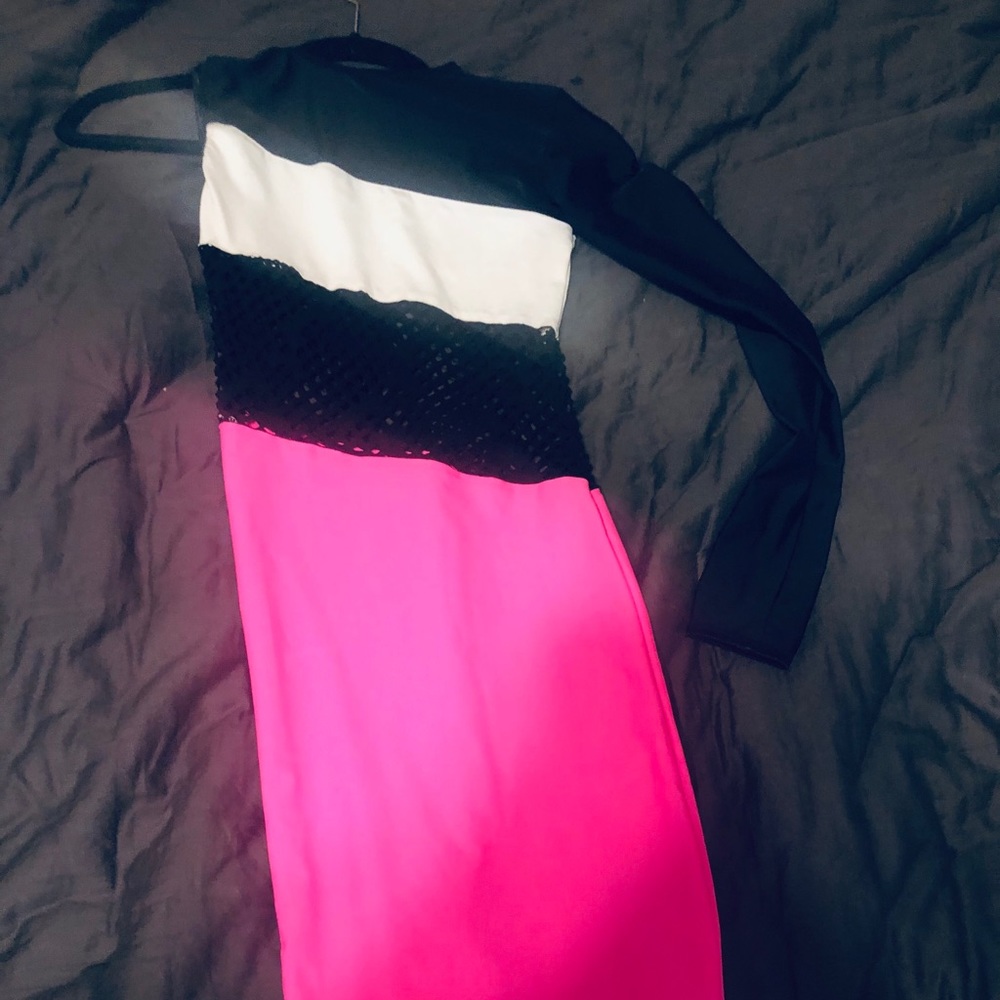 Angel Brinks one shoulder party dress